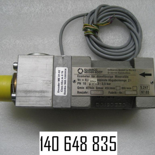 140648835 - EX. ECOMETER COMPL.. EICHS. LEFT, OUTLET.STRAIGHT   PRETESTED.
